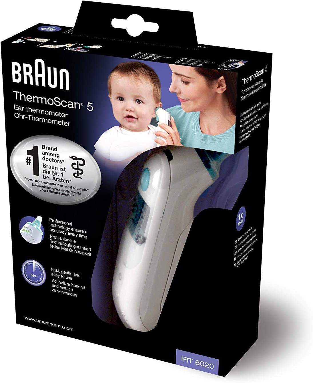 Braun IRT 6020 5 Ear ThermoScan